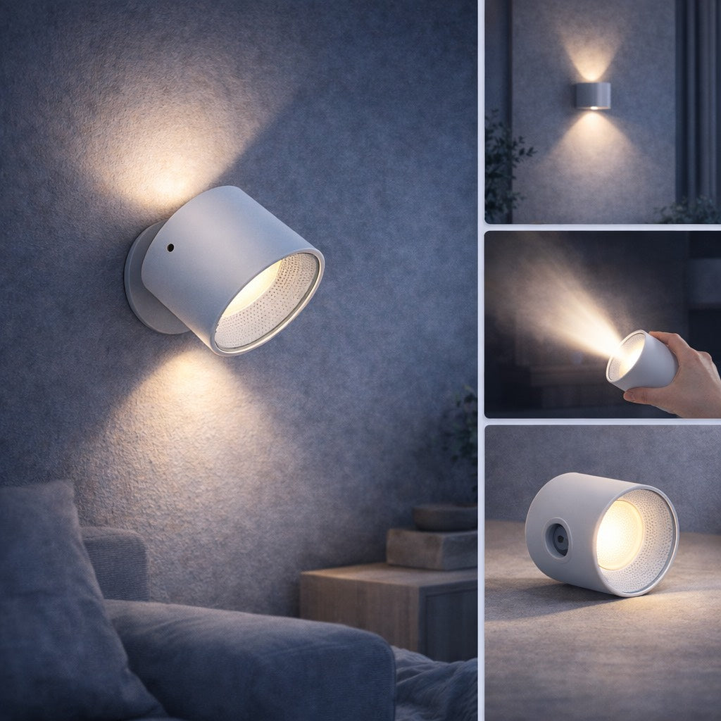 Norrsken — 2-i-1 LED Vägglampa