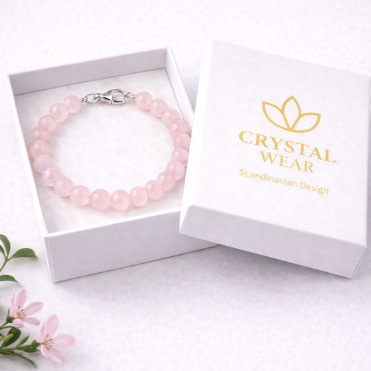 Rosenkvarts Armband - Handgjort i Sverige
