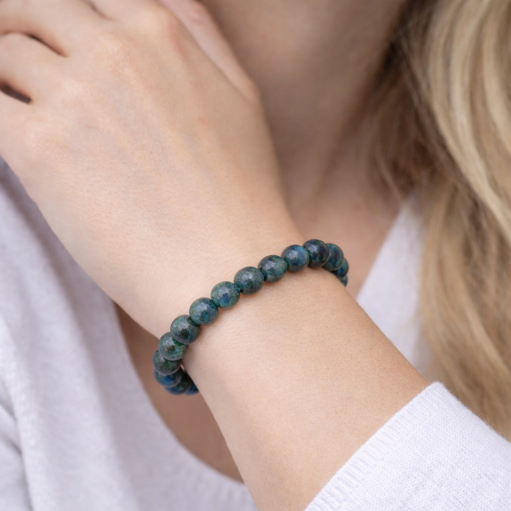 Apatit Armband- Handgjord i Sverige