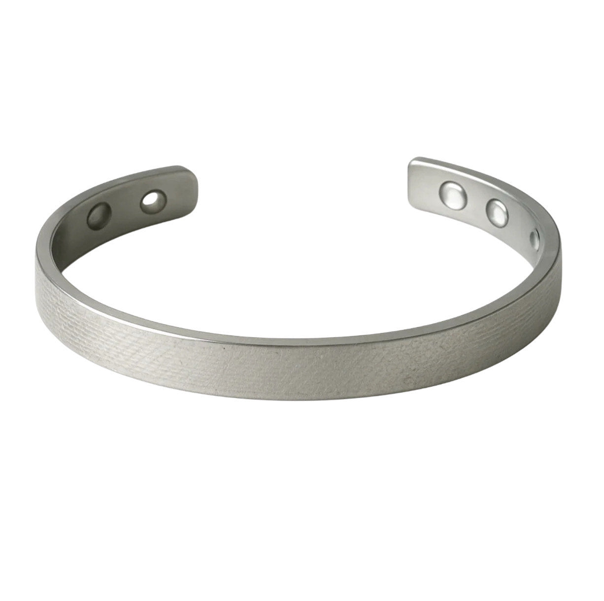 Magnetic Copper Bangle Bracelet/Silver