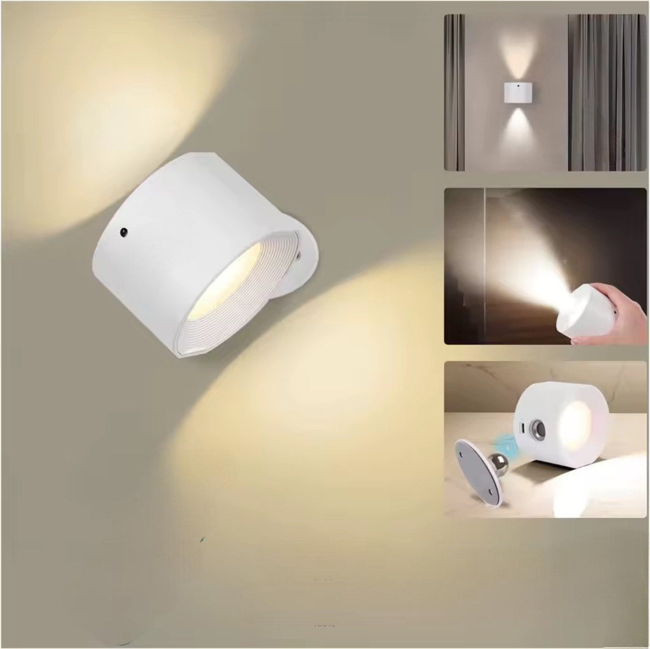 "NordicGlow" 2-in-1 LED Wall Light