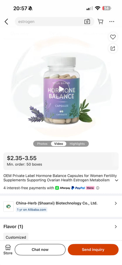 Hormone Balance Capsules - Women's Wellness Support