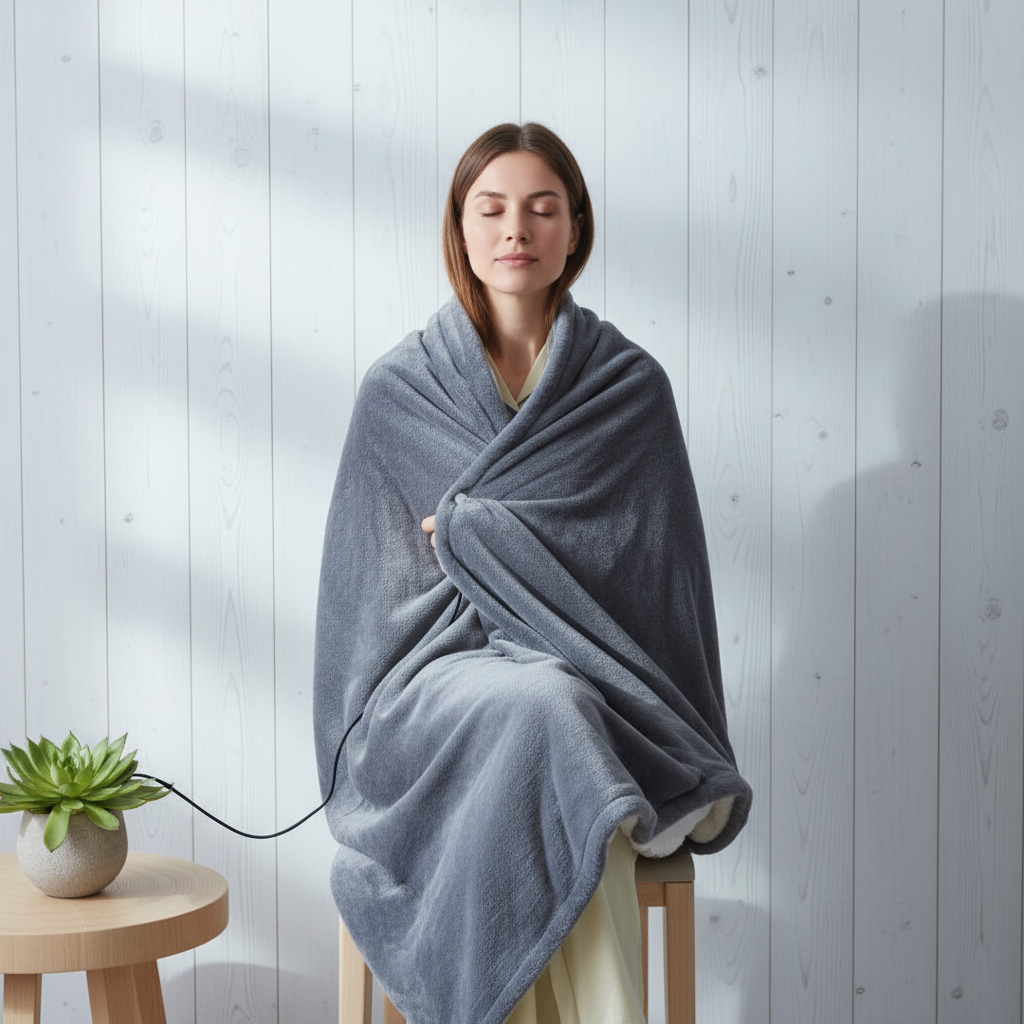 Alma värmefilt i nordisk Zenlab-vibe