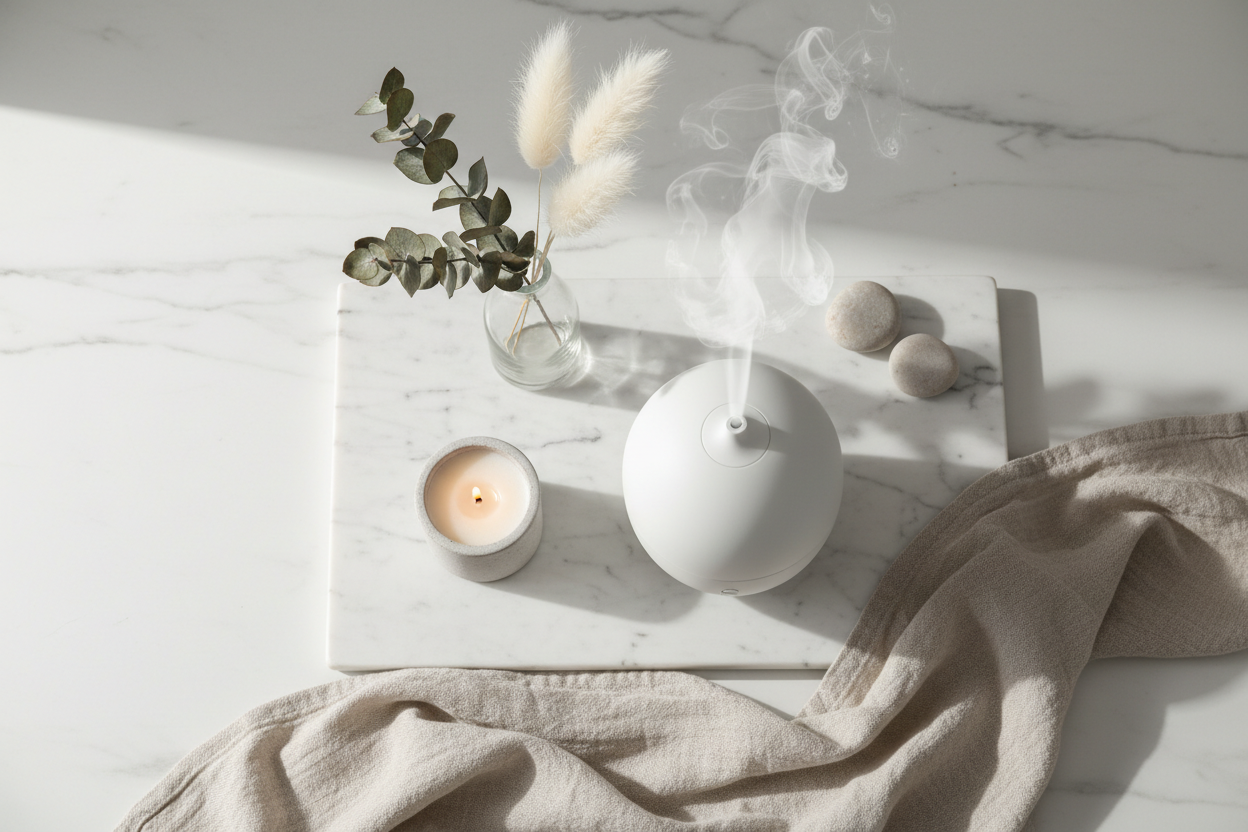 Nordic wellness with diffuser